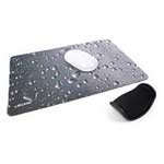 Allsop Widescreen Mouse Pad, Metallic Raindrop